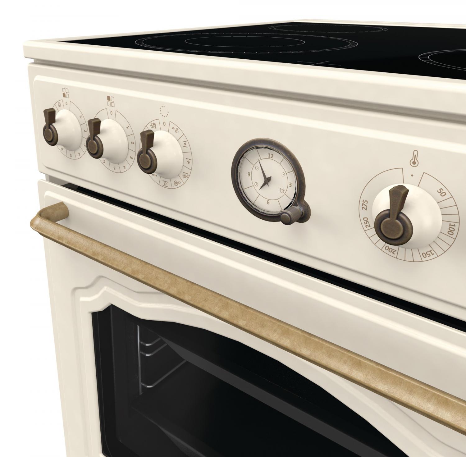 Плита Электрическая Gorenje GECS6B70CLI бежевый стеклокерамика (без крышки) — изображение 8
