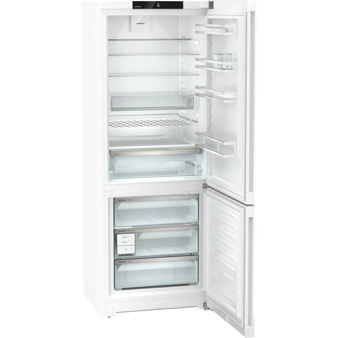 Холодильники LIEBHERR/ Plus, EasyFresh, МК NoFrost, 3 контейнера МК, в. 201,5 см, ш. 75 см, класс ЭЭ A++, внутренние ручки, белый цвет,полезный объём: 474 л (346 л + 128 л) — изображение 6