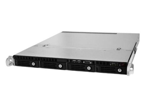 Серверный корпус/ 1U chassis; Mini-ITX, Micro-ATX, ATX MBs; 4 x 3.5'' hsb; 2 x USB; 1 x COM port (Front); 1 x FH expantion slot; 600W (1+1) (80 Plus Platinum); no rails