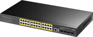 Купить Коммутатор Cudy GS5024PS4-400W (L3) 24x1Гбит/с 4SFP+ 24PoE+ 400W управляемый - 4D-14842736 из реестра по лучшей цене