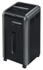 Купить Шредер Fellowes PowerShred 225Ci (секр.P-4) фрагменты 24лист. 60лтр. скрепки скобы пл.карты CD - 4D-21526368 из реестра по лучшей цене