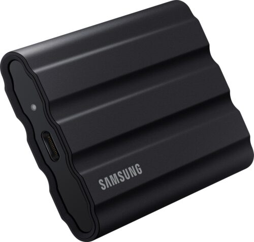 Внешние HDD и SSD/ Samsung External SSD T7 Shield, 4TB, Type C-to-C/A, USB 3.2 Gen2, R/W 1050/1000MB/s, IP65, 88x59x13mm, 98g, Black (12 мес.) — изображение 6