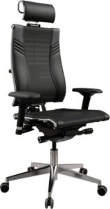 Купить Кресло руководителя эргономичное Метта Yoga 4DT B2-15D - YM93+Infinity+carbon черный сетка/кожа с подголов. крестов. алюминий хром - 4D-18888036 из реестра по лучшей цене