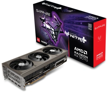 Видеокарта Sapphire PCI-E 5.0 11349-01-20G NITRO+AMD RADEON RX 9070 OC AMD Radeon RX 9070 16Gb 256bit GDDR6 2210/20000 HDMIx2 DPx2 HDCP Ret — изображение 7