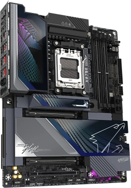 Материнская плата Gigabyte X870E A MASTER X Socket AM5 AMD X870E 4xDDR5 ATX AC`97 8ch(7.1) 1 x 10Gigabit + 1 x 5Gigabit RAID+HDMI