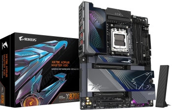 Материнская плата Gigabyte X870E A MASTER X Socket AM5 AMD X870E 4xDDR5 ATX AC`97 8ch(7.1) 1 x 10Gigabit + 1 x 5Gigabit RAID+HDMI