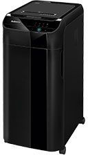 Купить Шредер Fellowes AutoMax 350C с автоподачей (секр.P-4) фрагменты 350лист. 68лтр. скрепки скобы пл.карты CD - X-634940 из реестра по лучшей цене