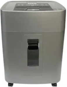 Купить Шредер Office Kit SA375 серый/черный с автоподачей (секр.P-4) фрагменты 375лист. 42лтр. скрепки скобы пл.карты CD - X-1070698 из реестра по лучшей цене
