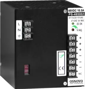 Купить Блок питания AC/DC Osnovo PS-48500/I - ME-2049263 из реестра по лучшей цене
