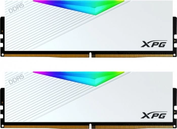 Память DDR5 2x32GB 6000MHz A-Data AX5U6000C3032G-DCLARWH XPG Lancer RGB RTL Gaming PC5-48000 CL30 DIMM 288-pin 1.35В kit dual rank с радиатором Ret