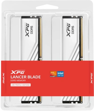 Память DDR5 2x16GB 6000MHz A-Data AX5U6000C3616G-DTLABWH XPG Lancer Blade RTL Gaming PC5-48000 CL36 DIMM ECC 288-pin 1.35В kit dual rank с радиатором Ret