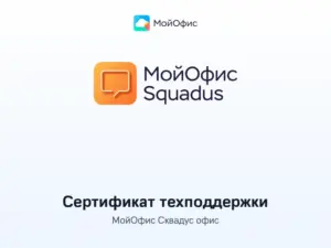 Купить МойОфис Сквадус офис — сертификат технической поддержки -  из реестра по лучшей цене