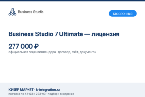 Купить Business Studio 7 Ultimate — лицензия -  из реестра по лучшей цене
